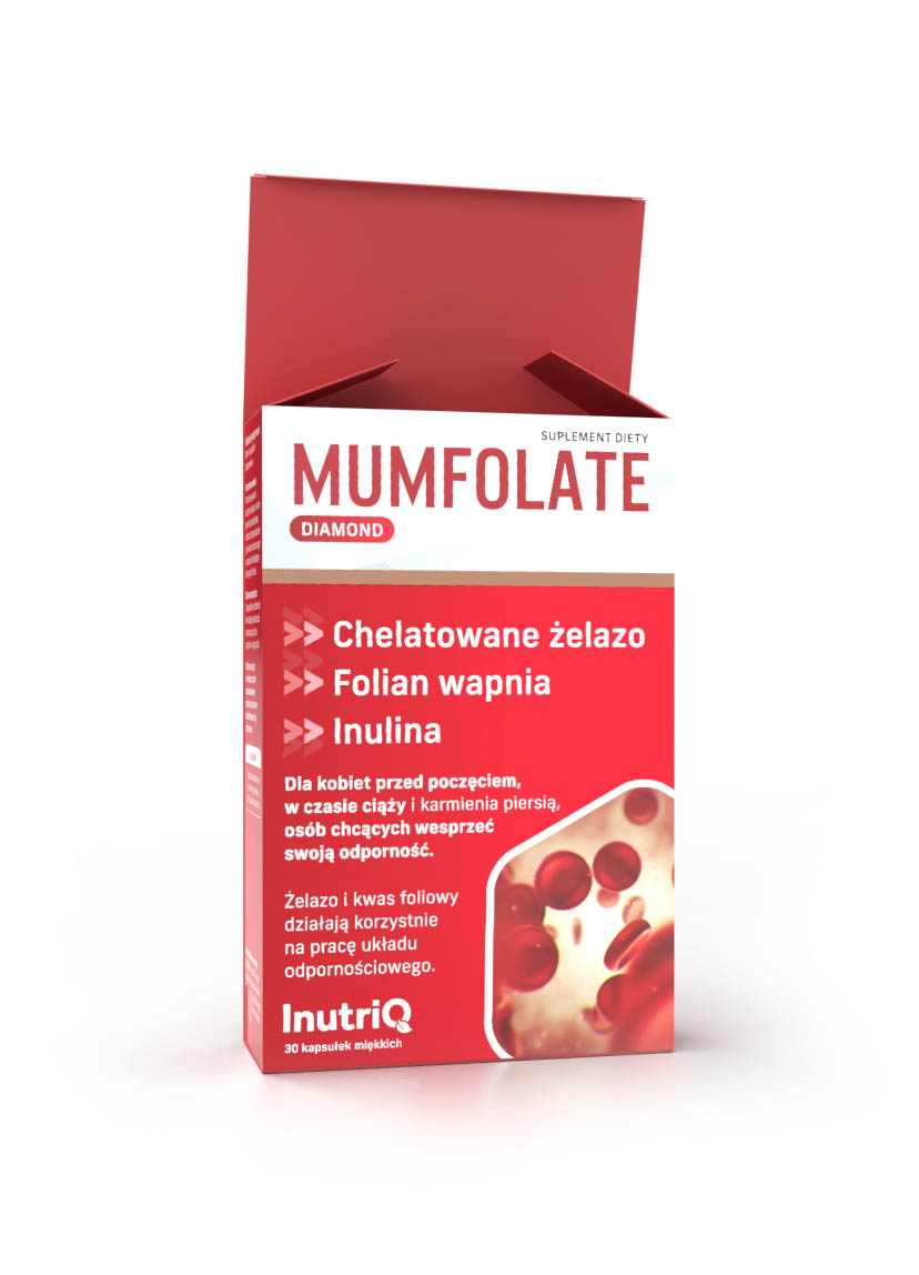 MumFolate Diamond - suplement diety z kwasem foliowym, żelazem i inuliną